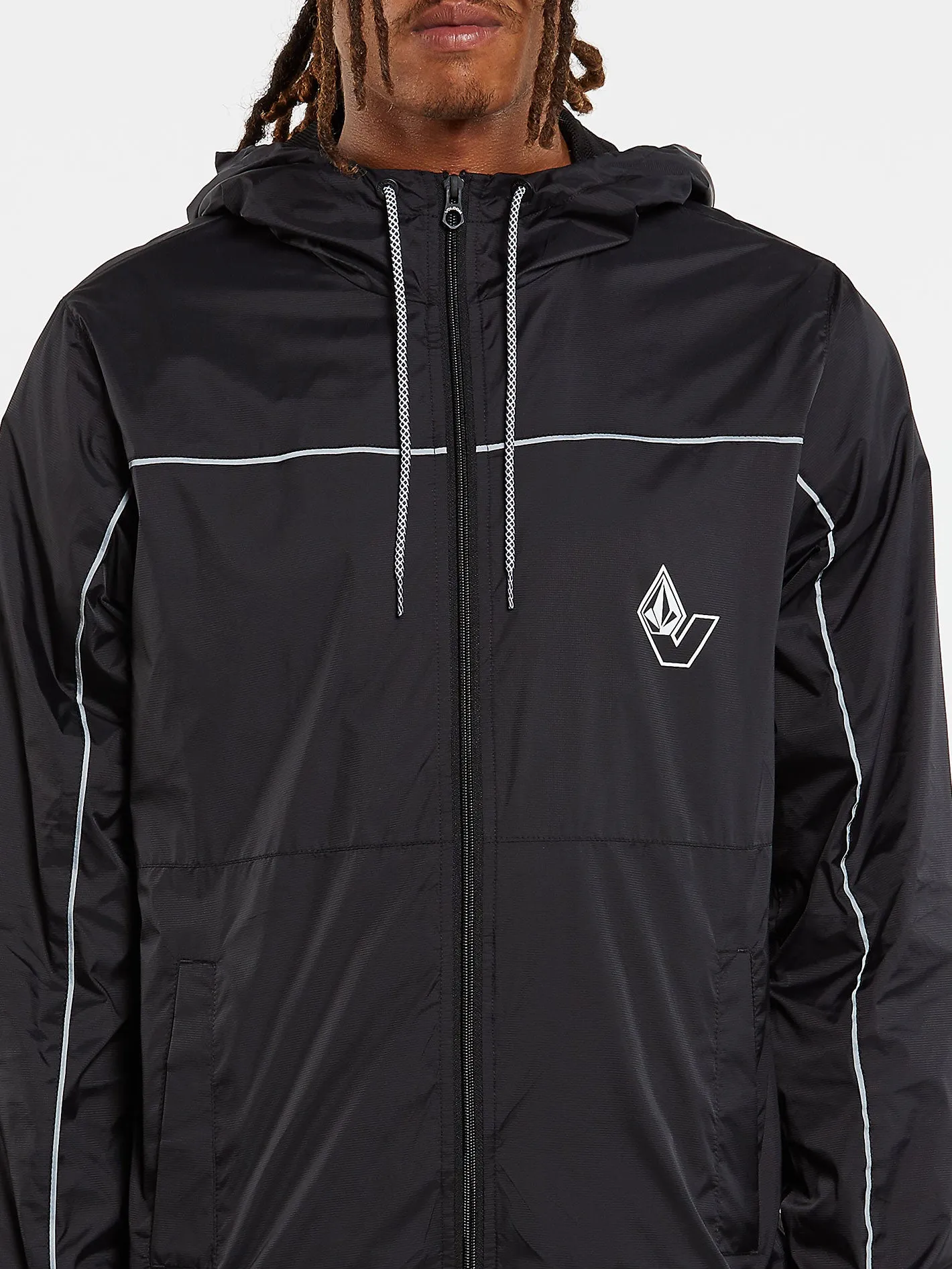 Ermont Windbreaker Jacket - Black