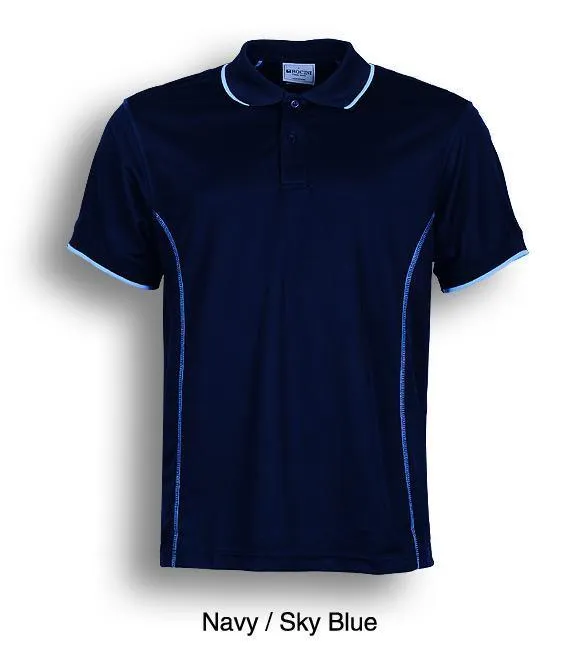 Essentials Golf S/S Polo - Navy/Sky