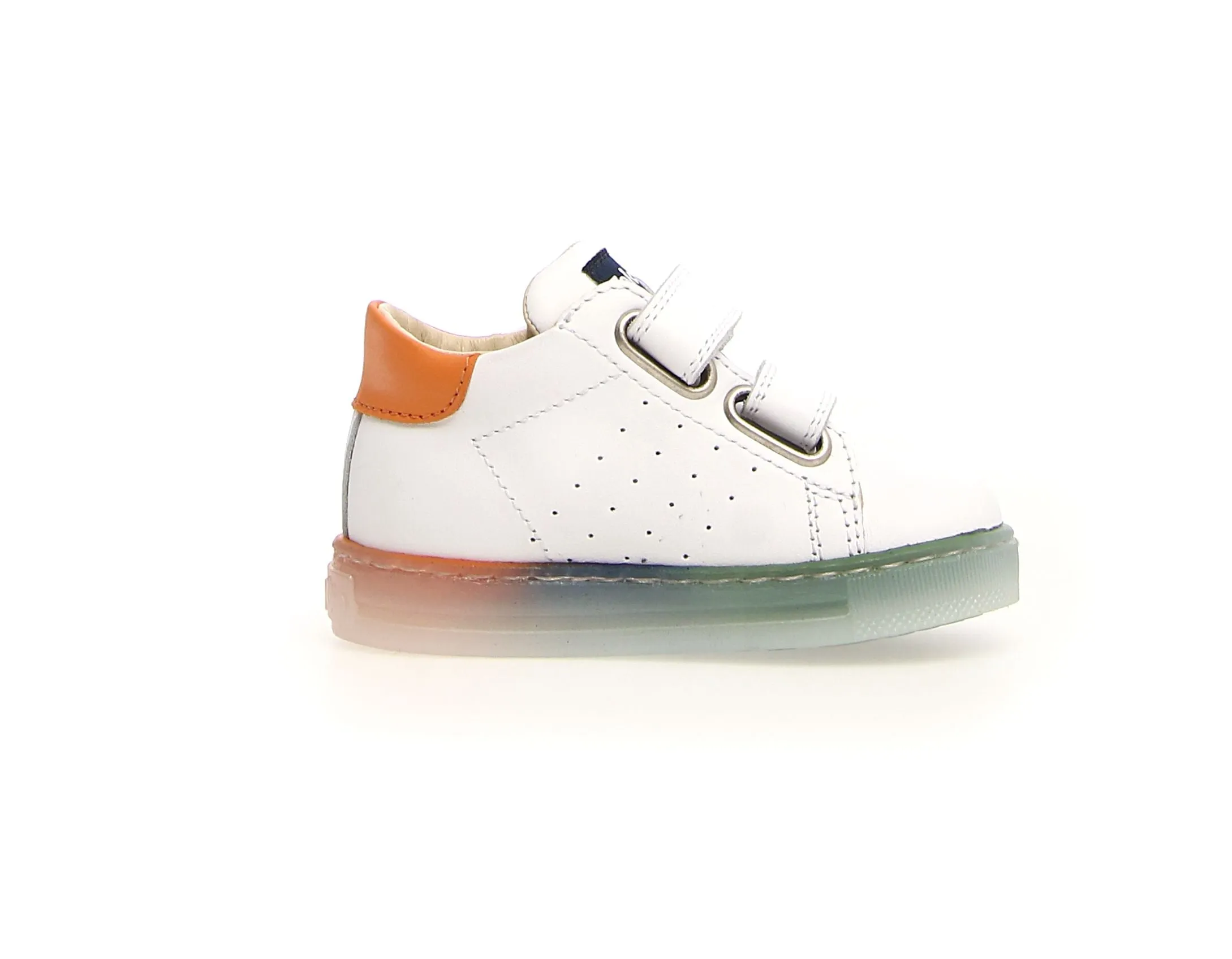 Falcotto Venus VL Boy's and Girl's Sneakers - White/Orange