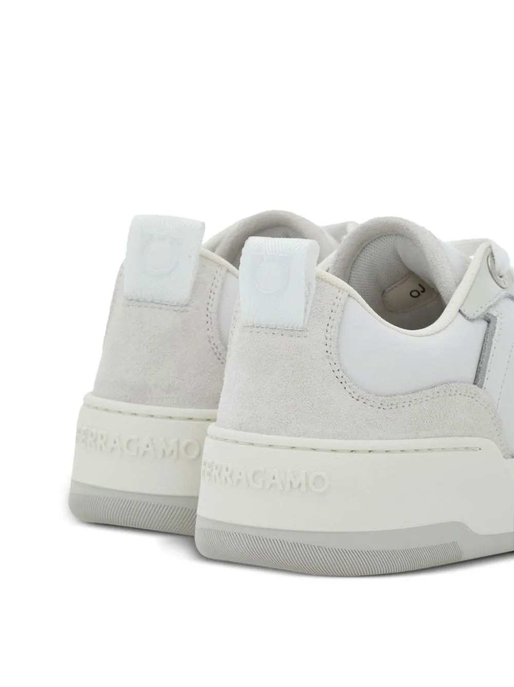 Ferragamo Chic Leather Gancini Hook Sneakers for Women