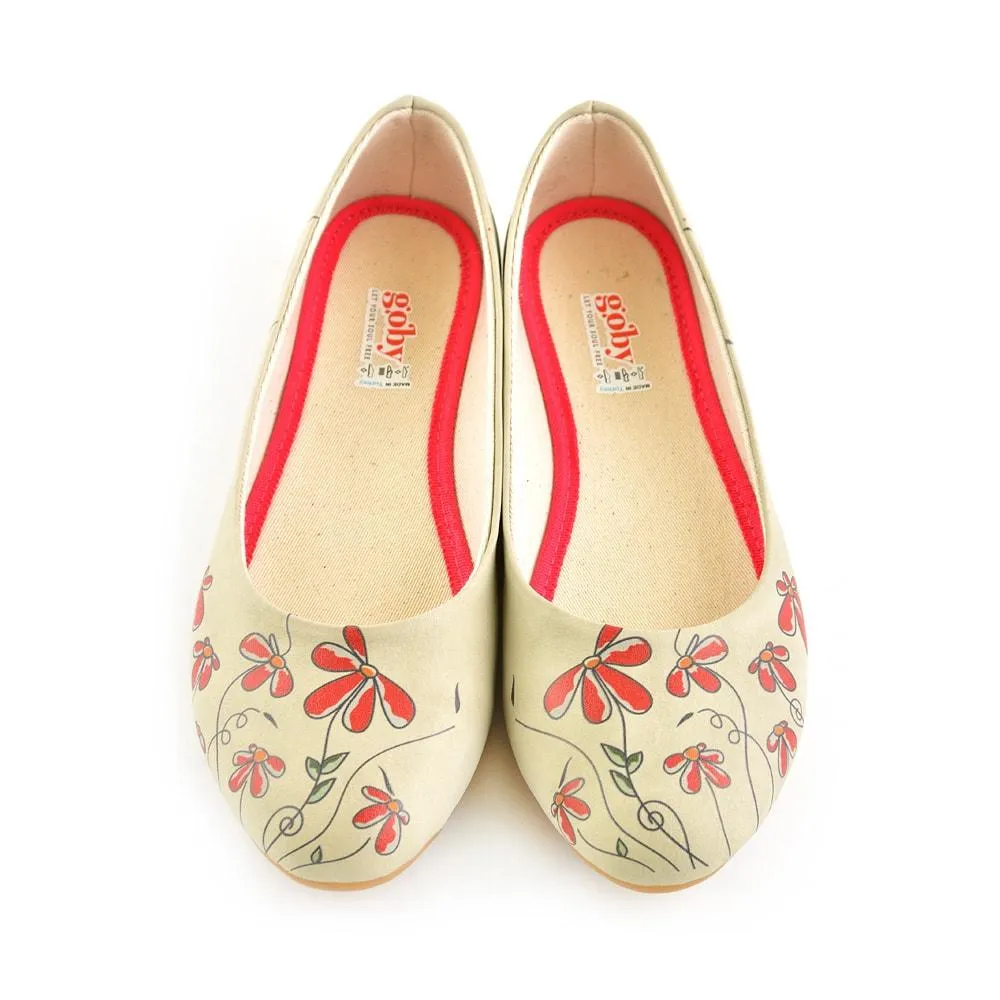 Flowers Ballerinas Shoes 2025