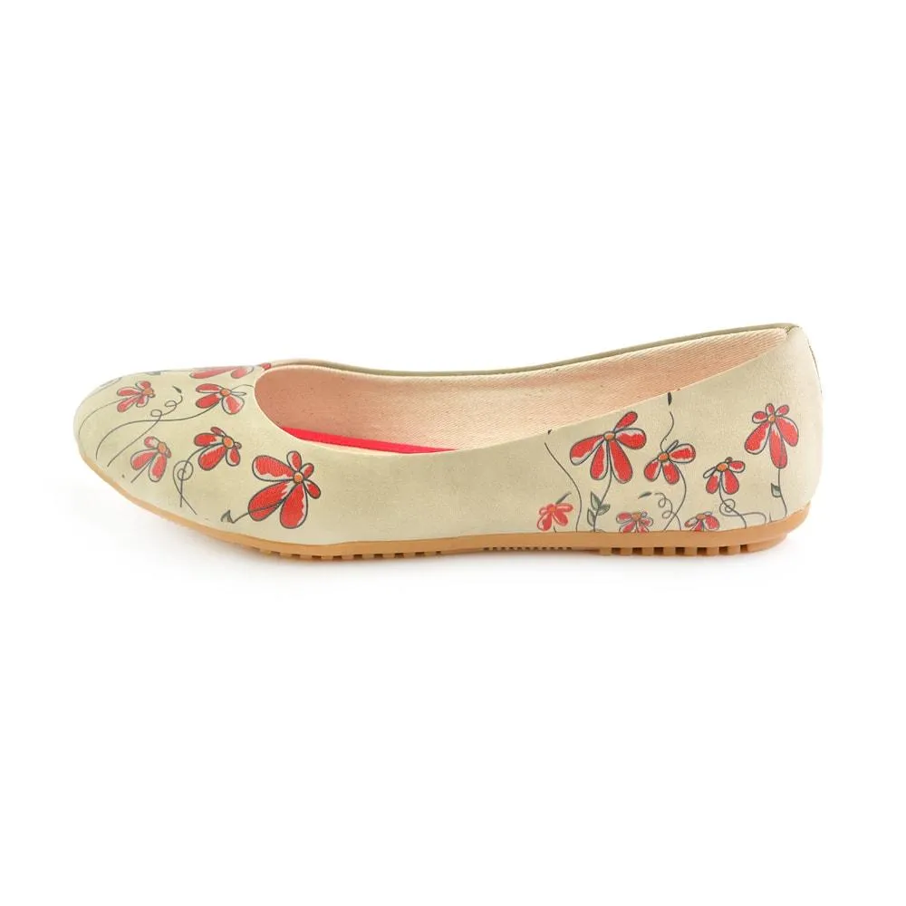 Flowers Ballerinas Shoes 2025