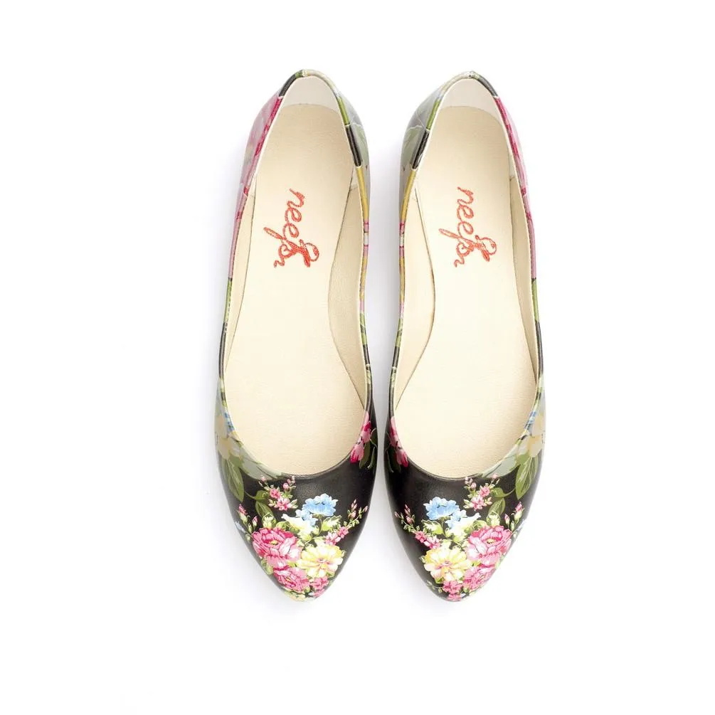 Flowers Ballerinas Shoes NSS356