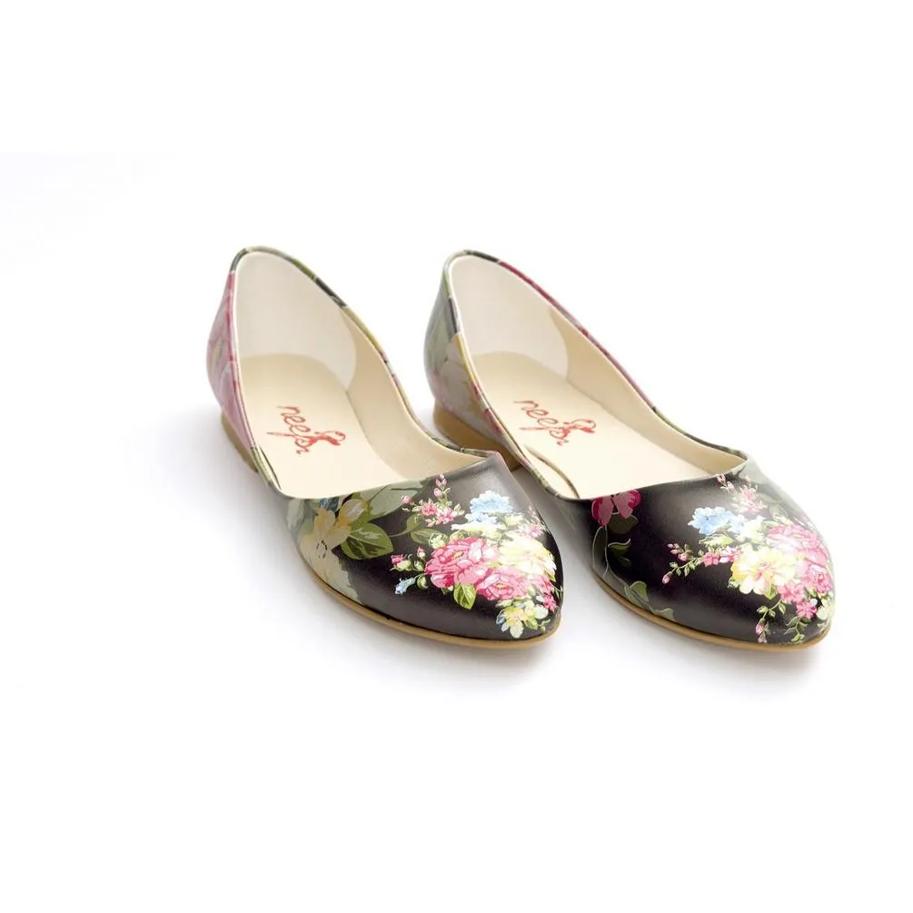 Flowers Ballerinas Shoes NSS356