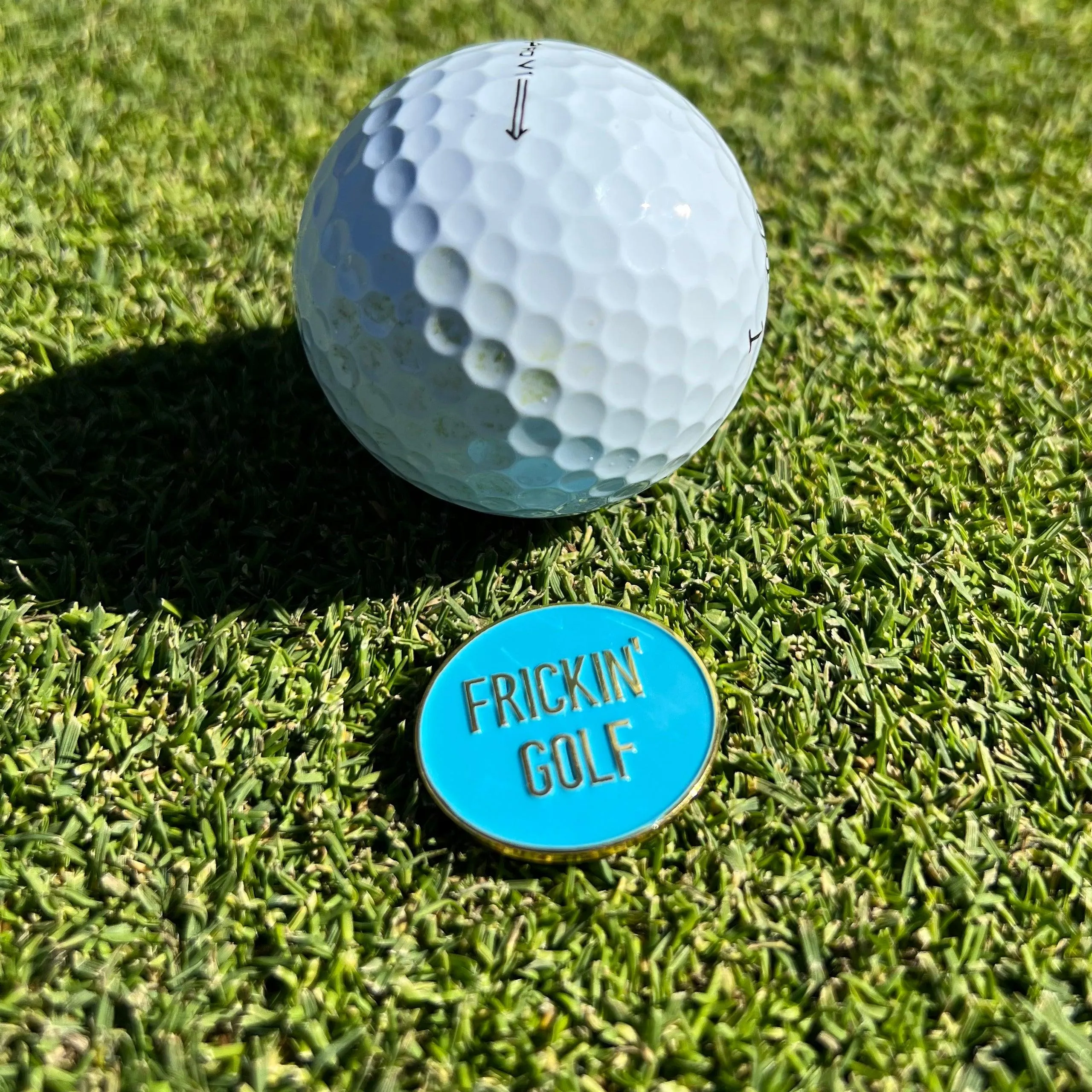 Frickin' Golf Ladies Ball Marker with Magnetic Hat Clip