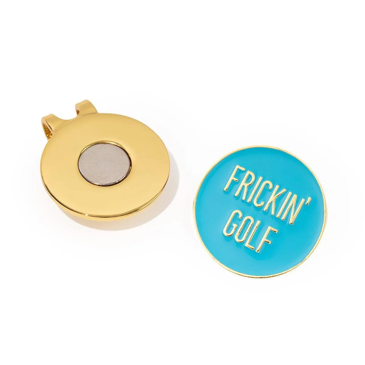 Frickin' Golf Ladies Ball Marker with Magnetic Hat Clip