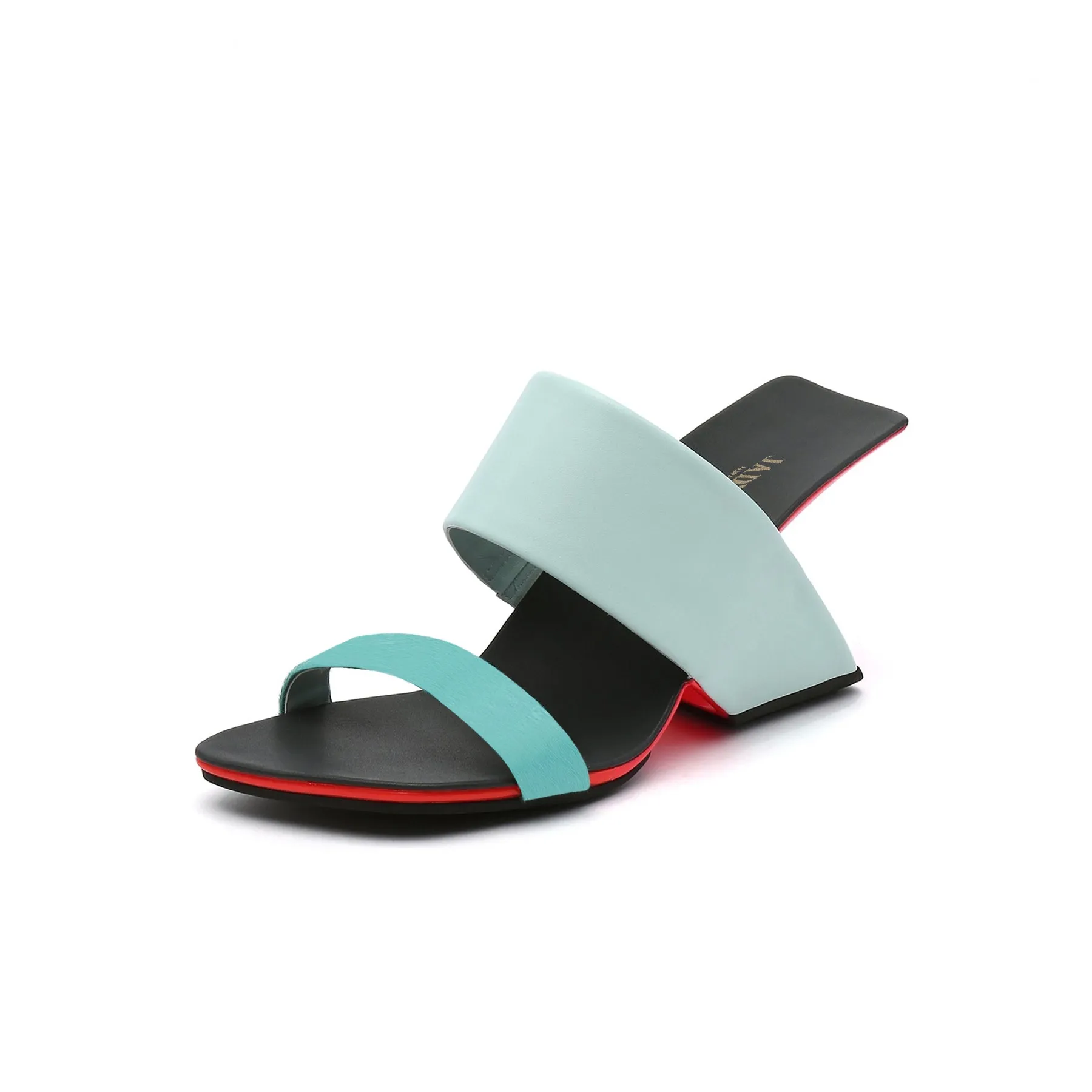 Fun Multicolor Open Toe Wedges