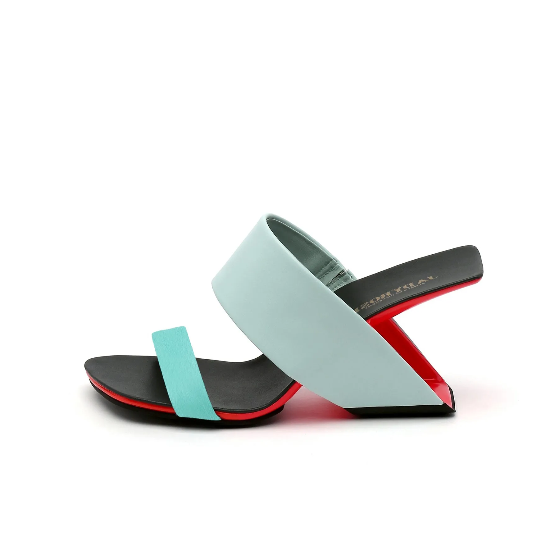 Fun Multicolor Open Toe Wedges