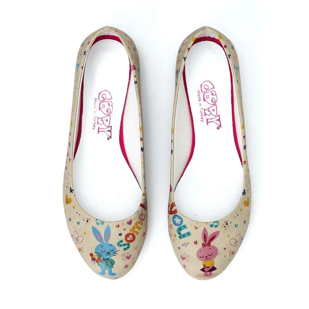 Gentilman Rabbit Ballerinas Shoes 1093