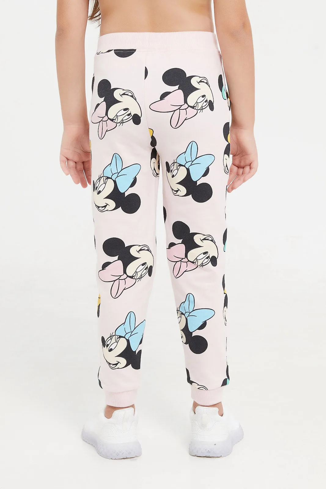 Girls Pink Minnie Mouse Active Pants