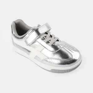 Girls Sneaker FL-1S-SILVER