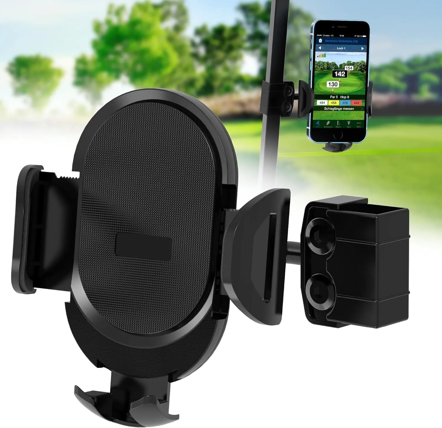 Golf Cart Cell Phone Holder Fits All Cell Phones Universal Racing Truck - 10L0L