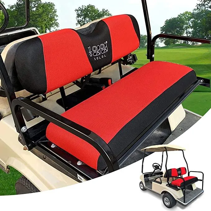 Golf Cart Rear Seat Covers for EZGO Club Car Yamaha Breathable Seat Cover - 10L0L