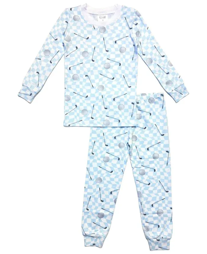 Golf Print Pajama Set