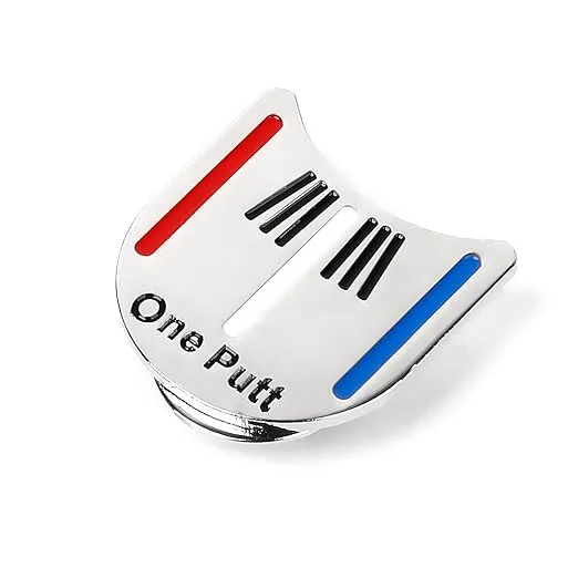 Golf Putting Alignment Tool Ball Marker & Hat Clip