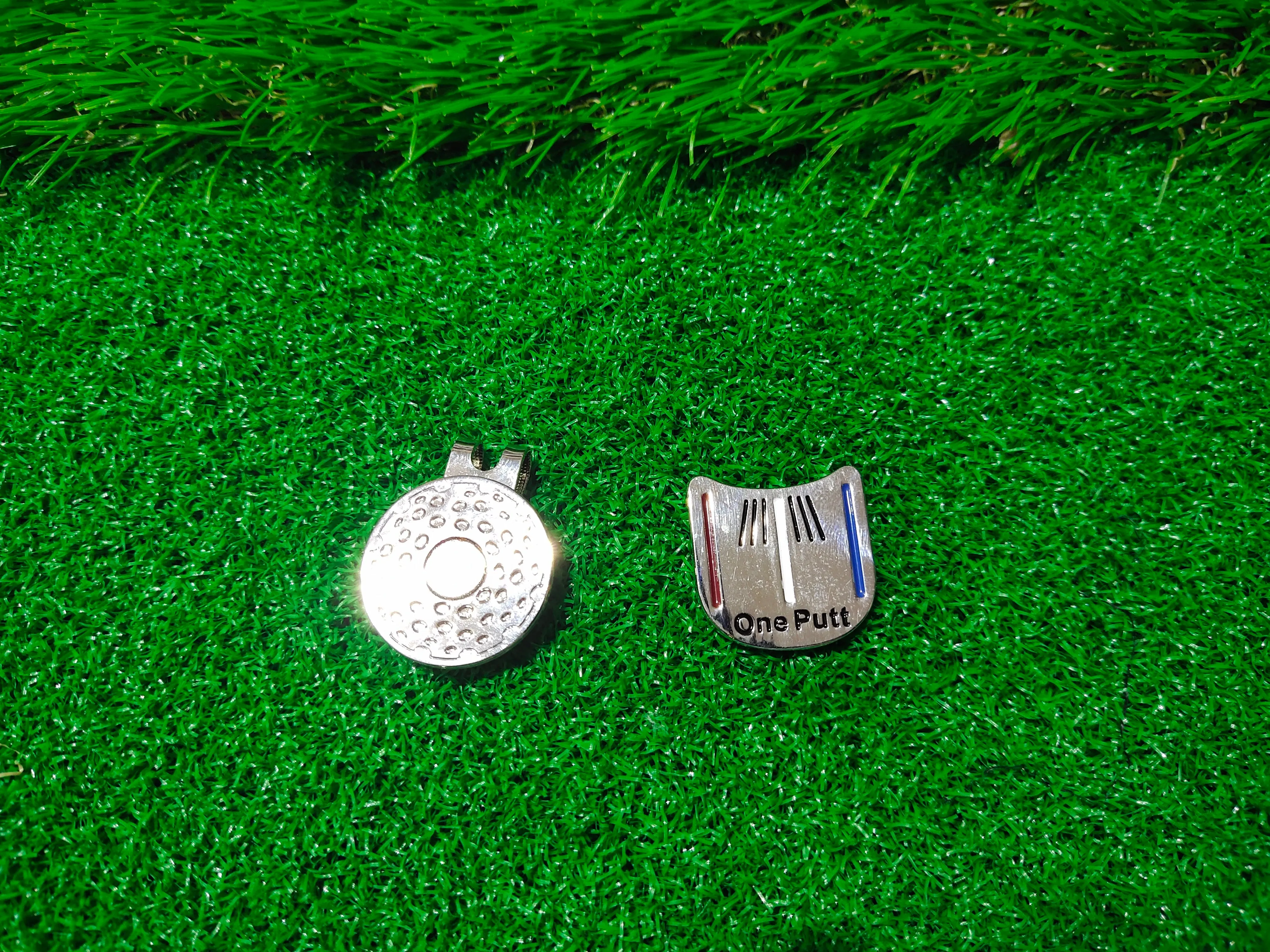 Golf Putting Alignment Tool Ball Marker & Hat Clip