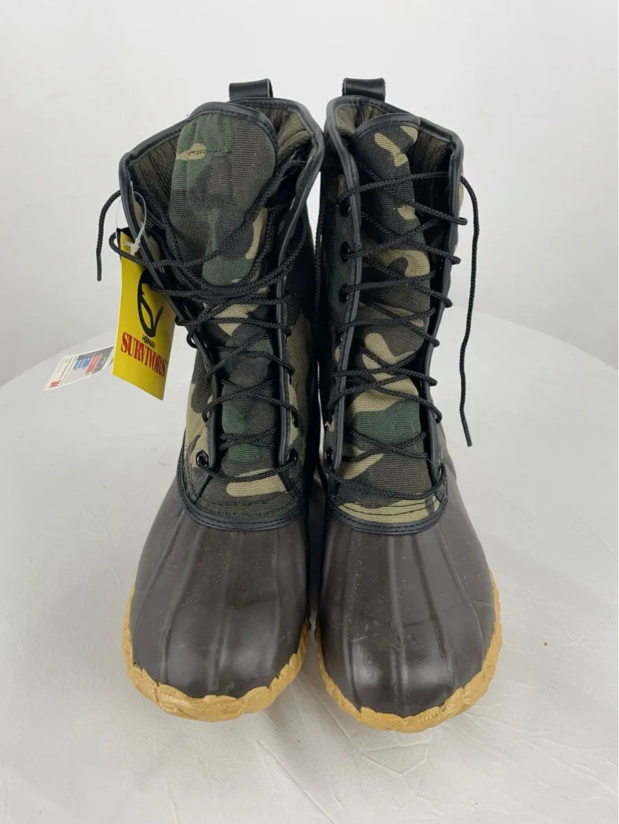 Herman Survivors Multicolor Camouflage Snow Boot Boot Men 8