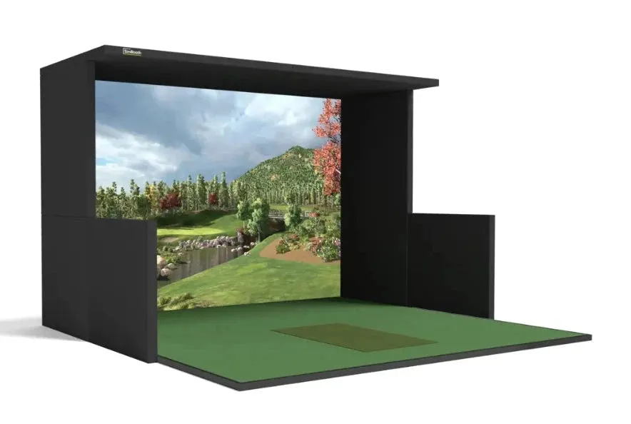 High End Home Golf Simulator Bays and Enclosures for Indoor Golf from SimBooth