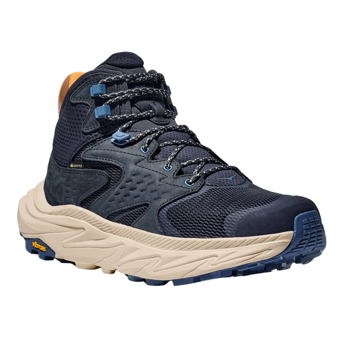 Hoka One One Men's Anacapa 2 GTX Mid Varsity Navy/Oat Milk