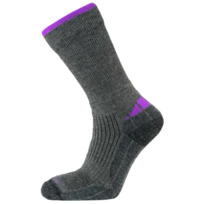 Horizon Performance Merino Hiker Women's Walking Socks - Grey/Violet