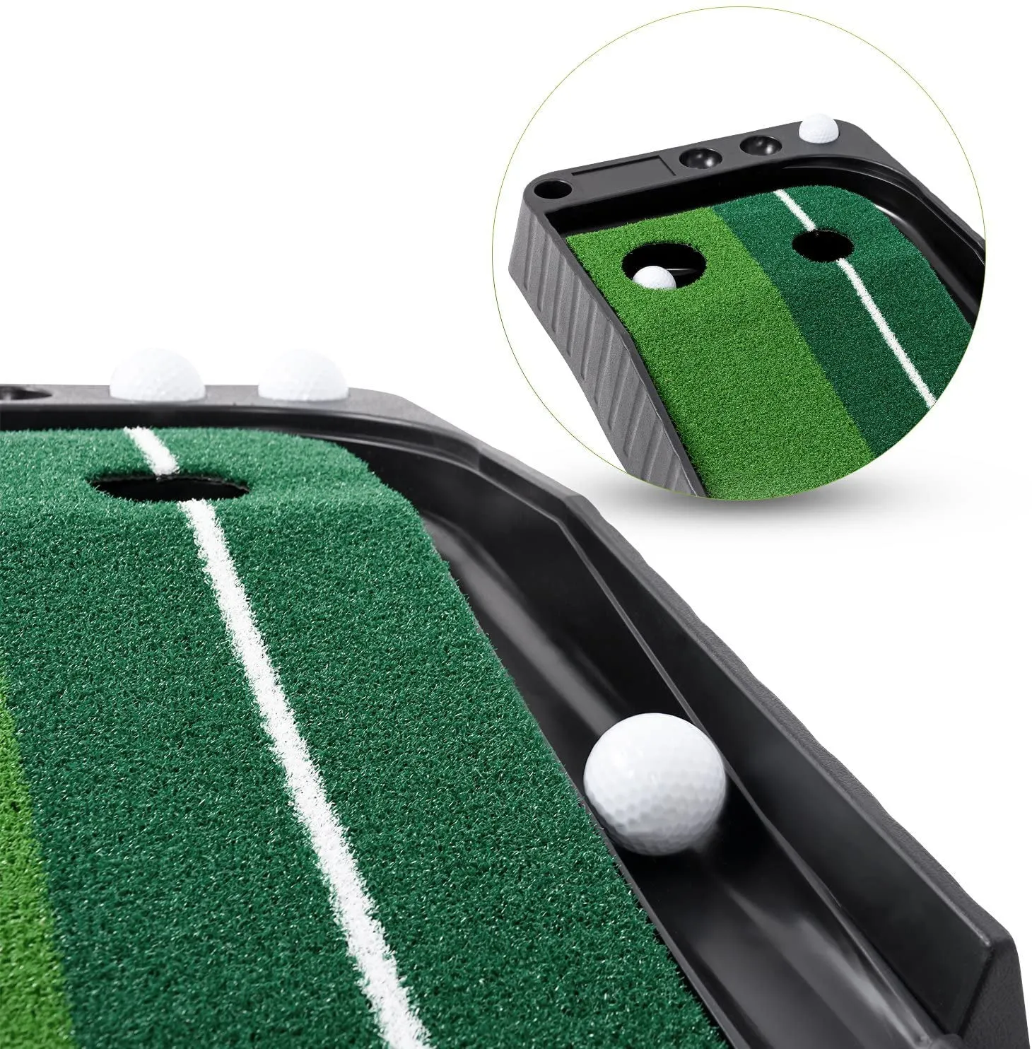 Indoor Mini Golf Practice Auto Ball Return Training Aid