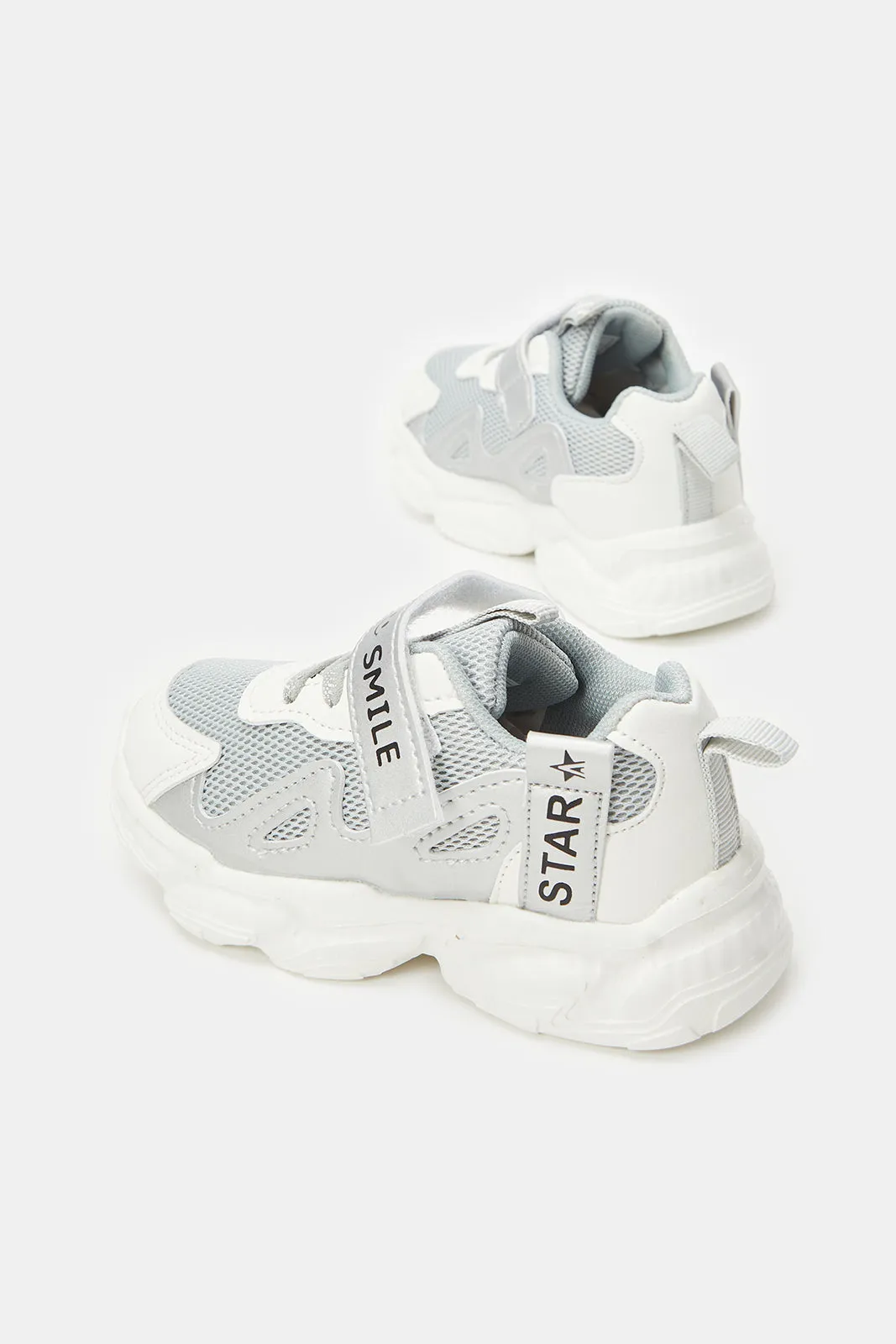 Infant Boys Grey Chunky Trainers