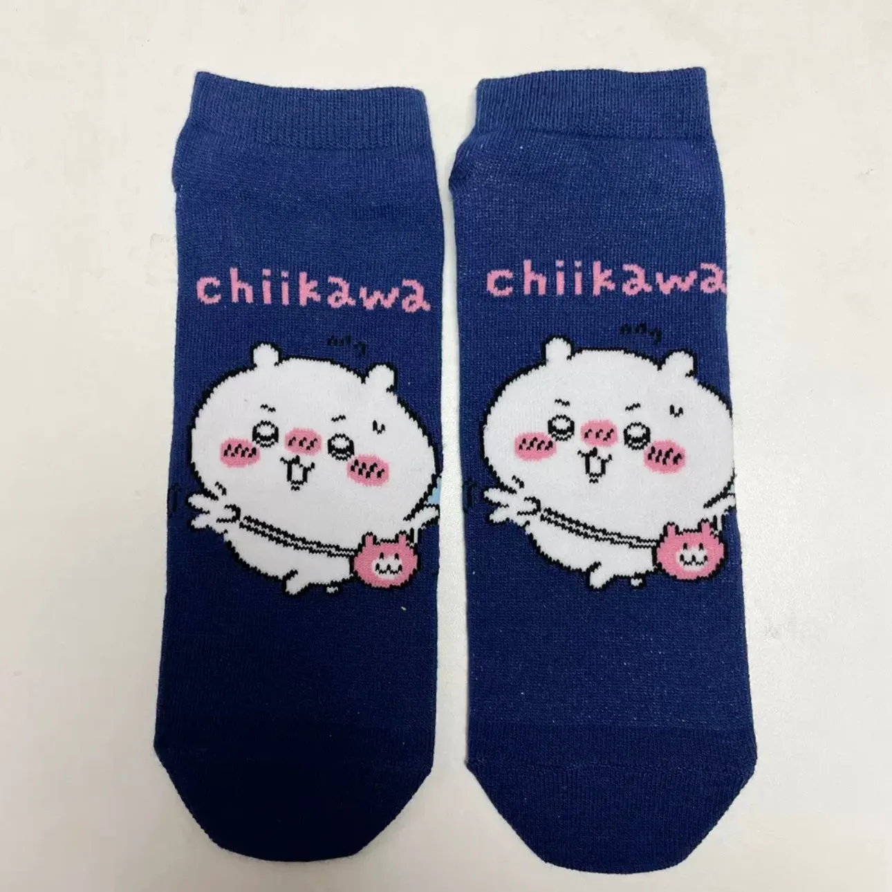 Japanese Cartoon Chiikawa Short Boot Socks | Cool Tone Casual Comic Style - Chiikawa Hachiware Hello Kitty