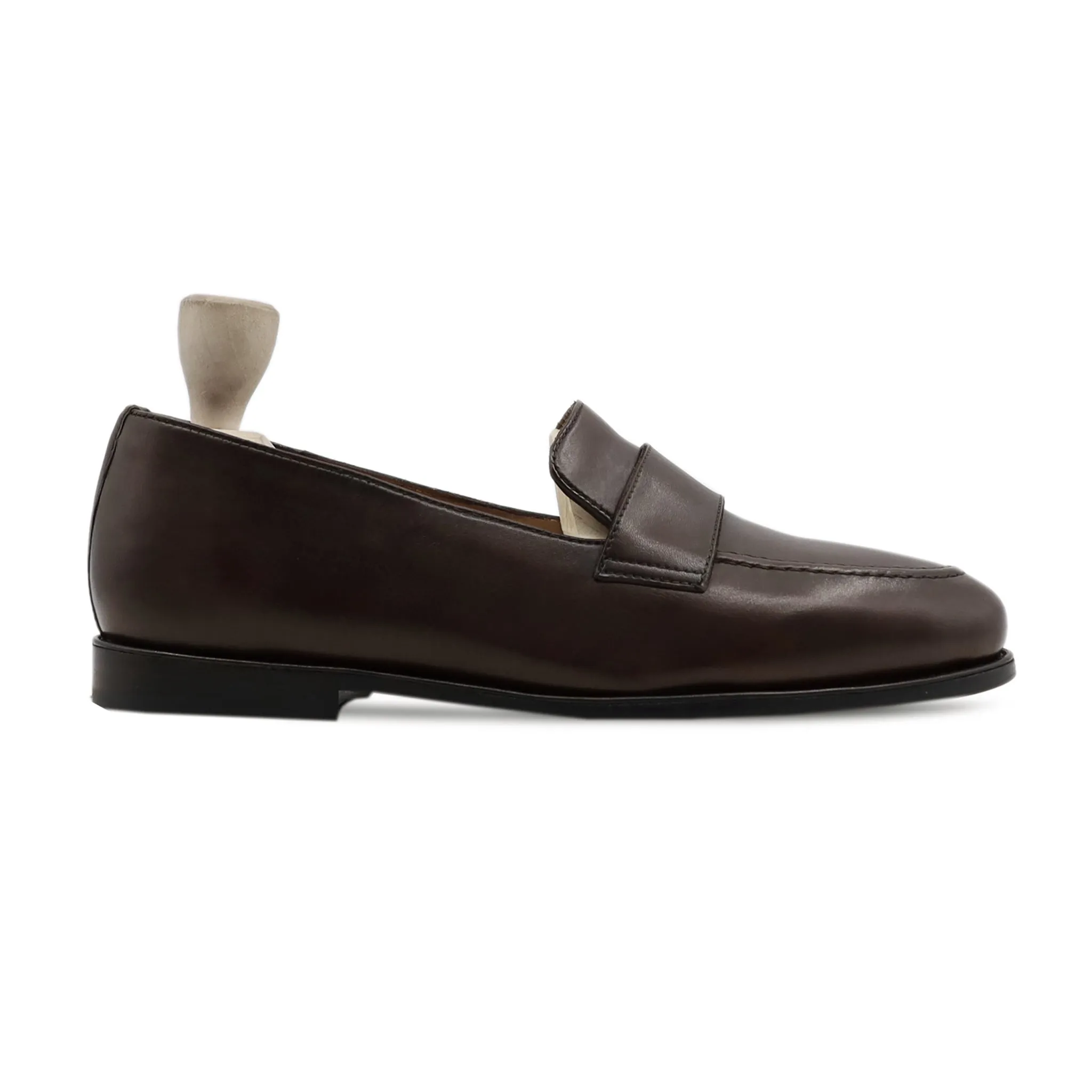 Jefe - Men's Dark Brown calf Leather Loafer