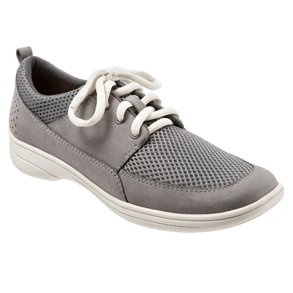 Jesse Grey Mesh Oxford Lace-up Casual Shoes