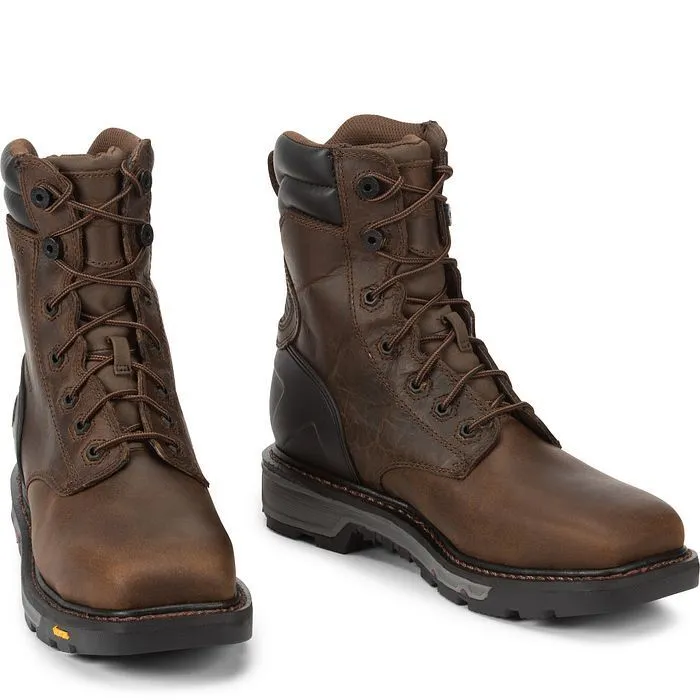 Justin Boots Mens Pipefitter 11" #WK201 Color Brown