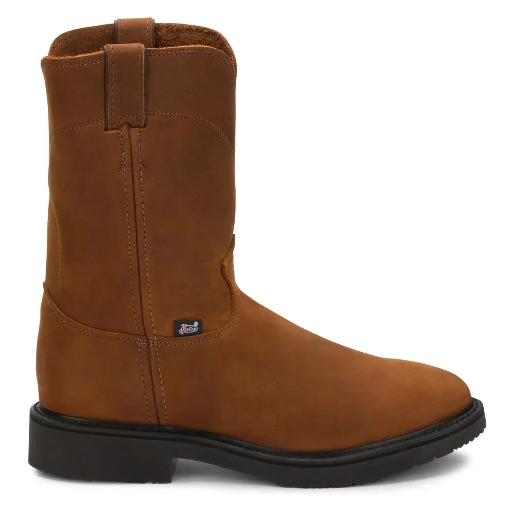 Justin Men's Conductor Work Boots Hazel Brown