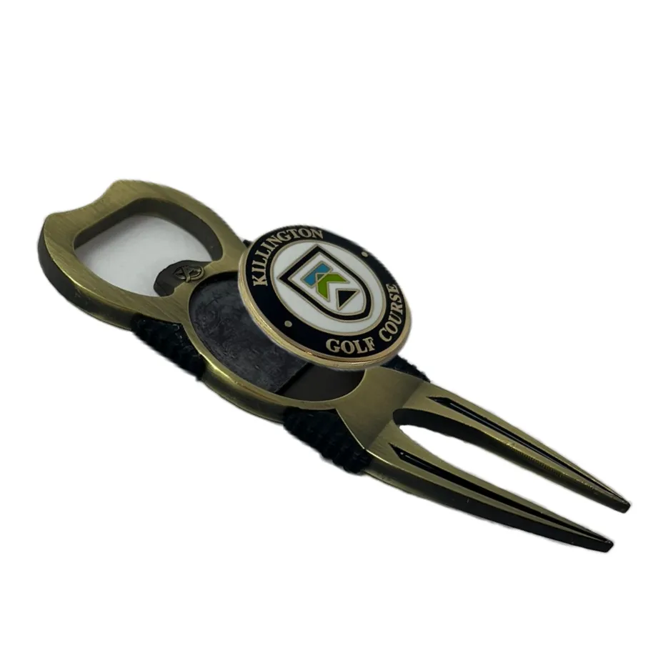 Killington Golf Course Logo Divot Tool Bottle Opener w/ Putter Rest