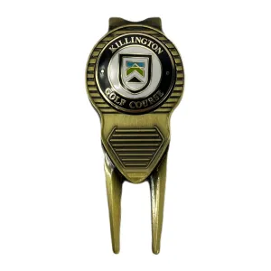 Killington Golf Course Logo Ultra-Modern Clasp Back Divot Tool