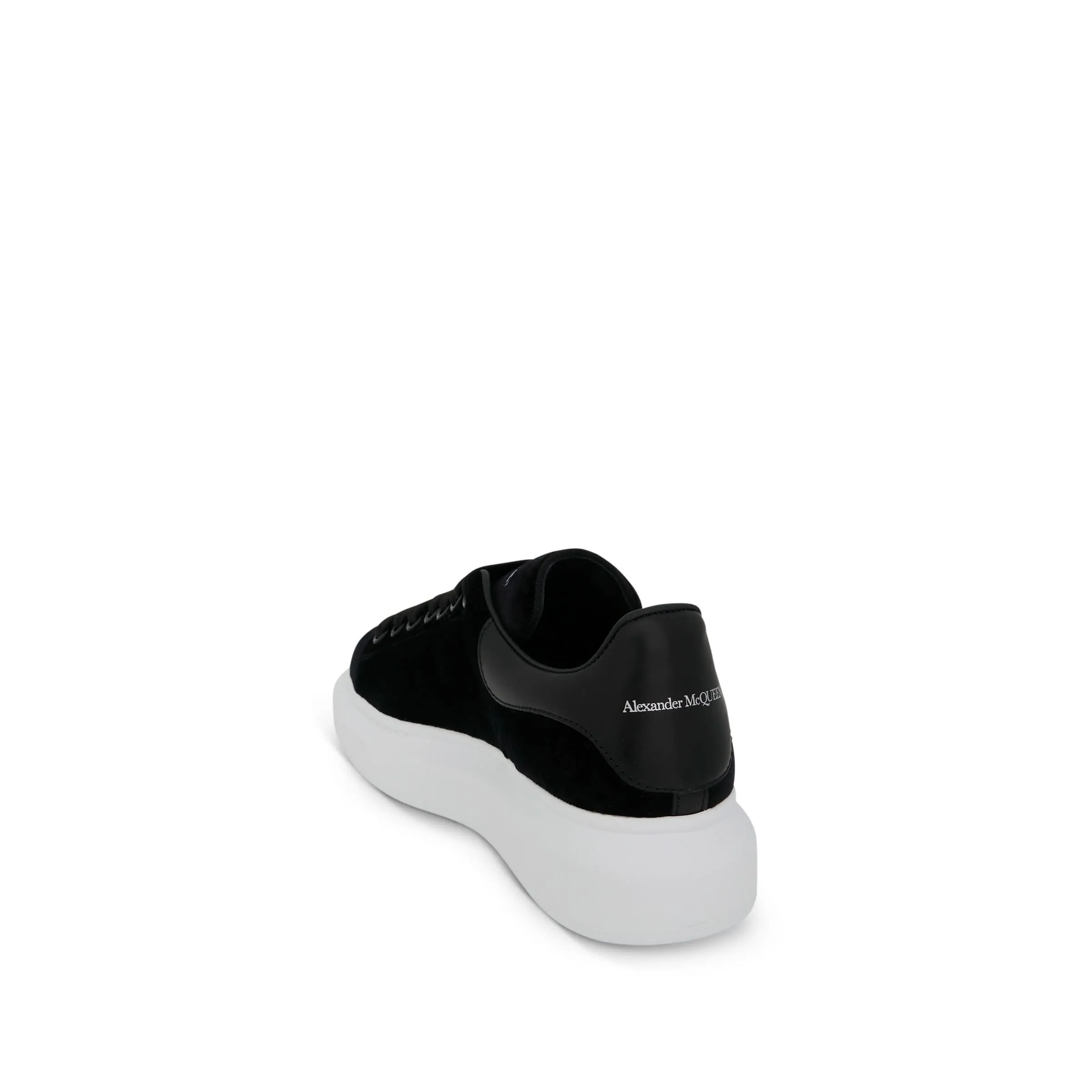 Larry Oversized Heel Sneaker in Black/Black/Black