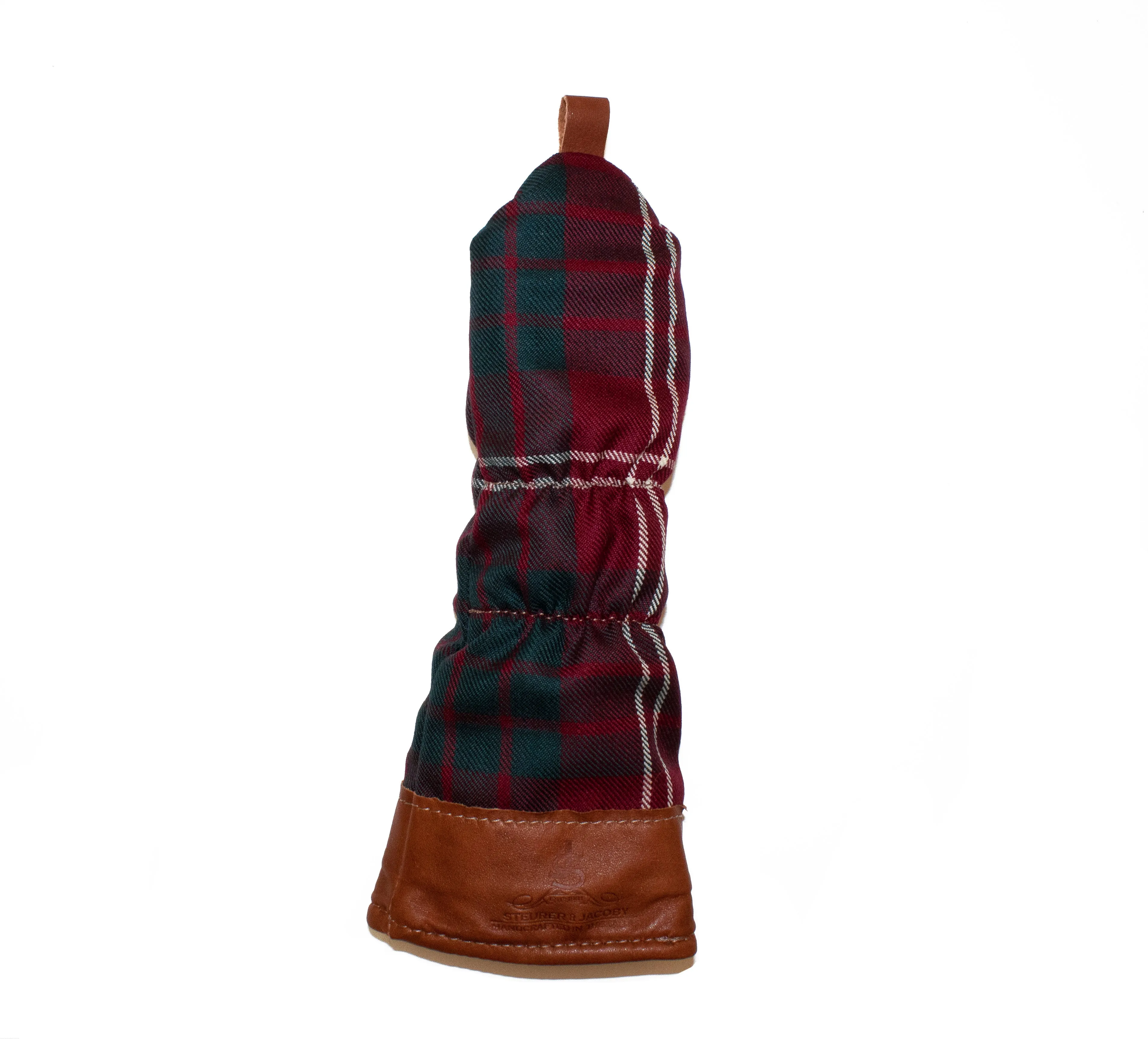 Leather & Wool Tartan Head Cover