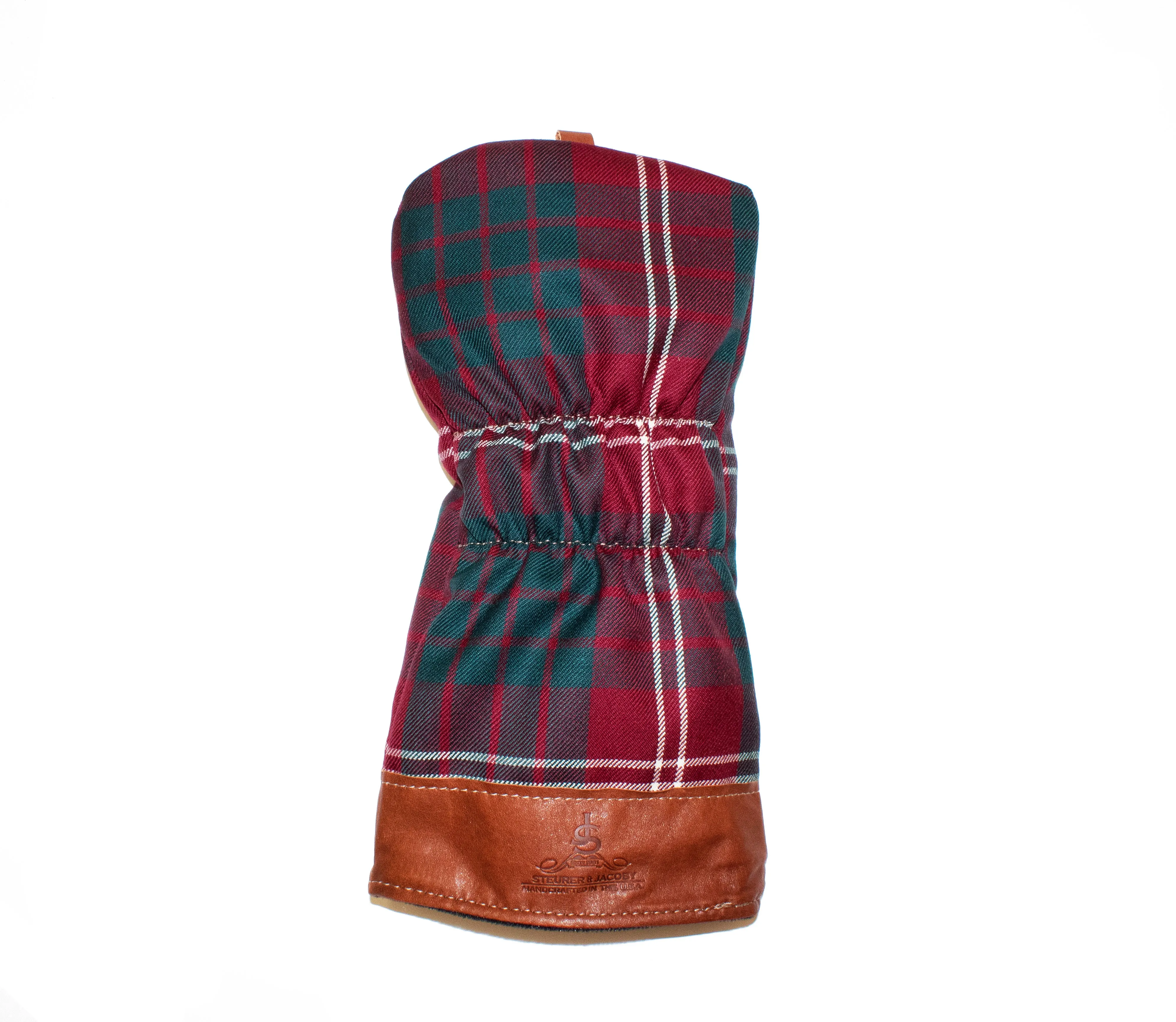 Leather & Wool Tartan Head Cover