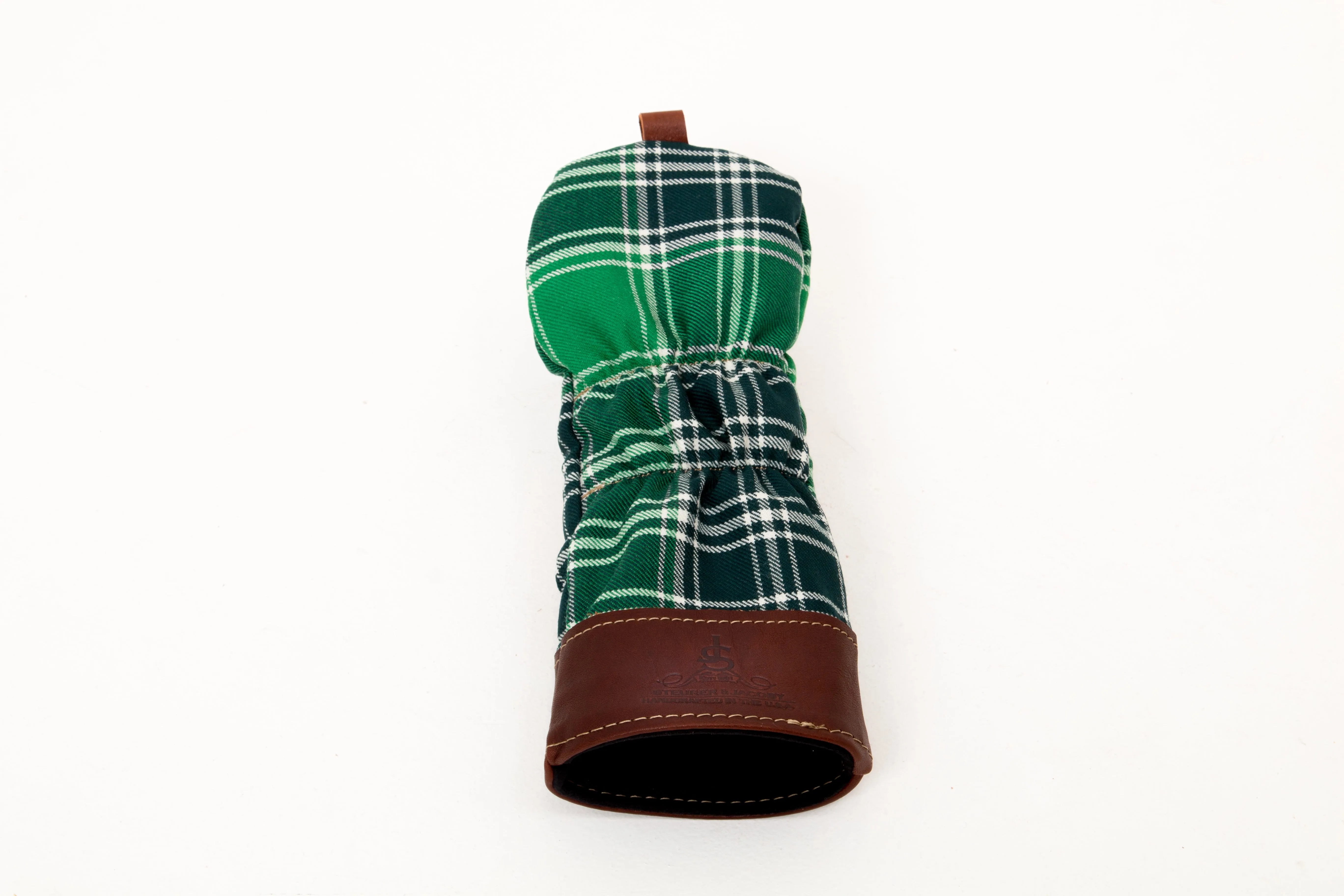 Leather & Wool Tartan Head Cover