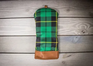 Leather & Wool Tartan Head Cover