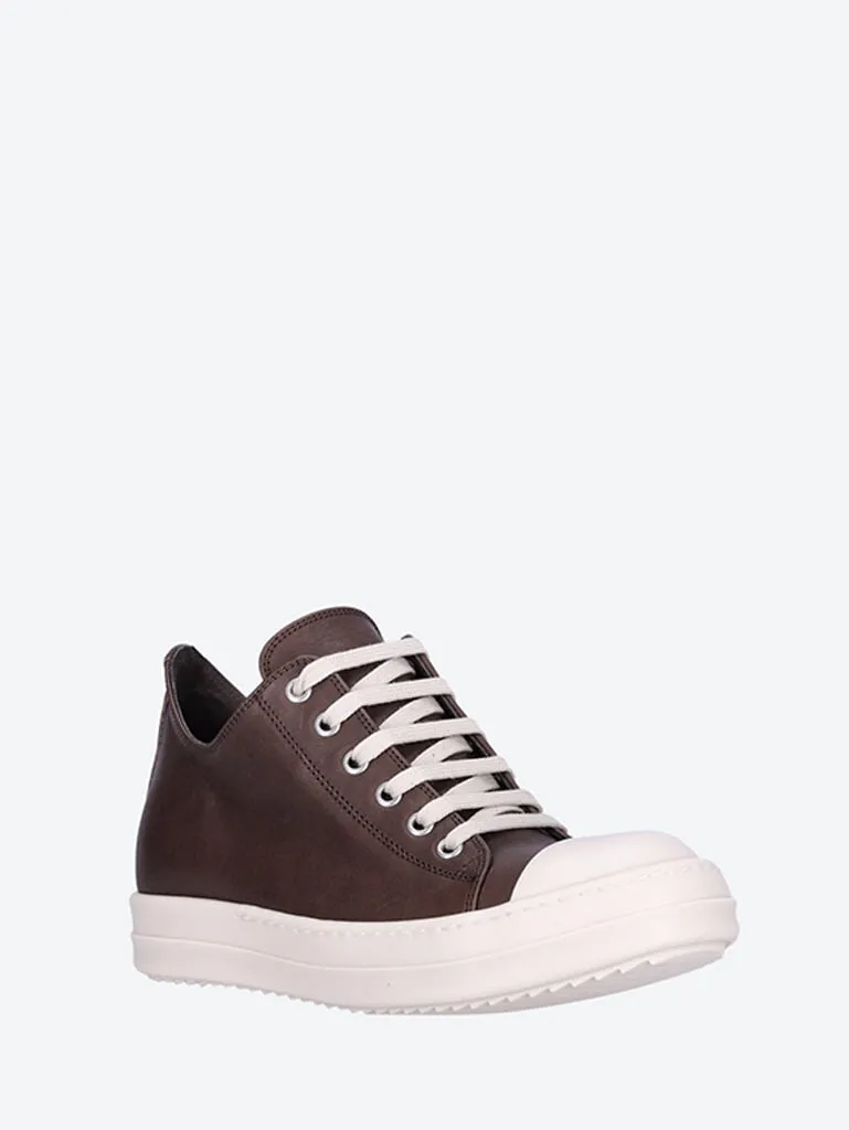 Leather low sneakers