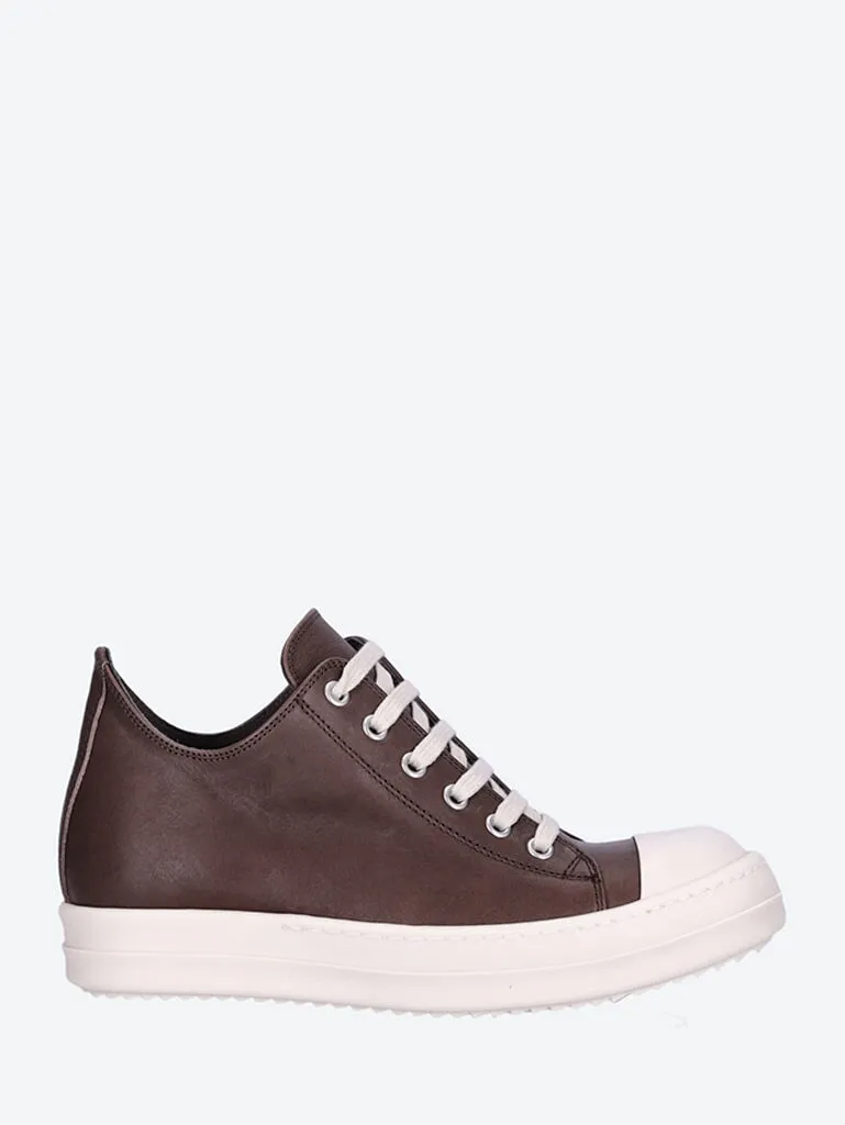 Leather low sneakers