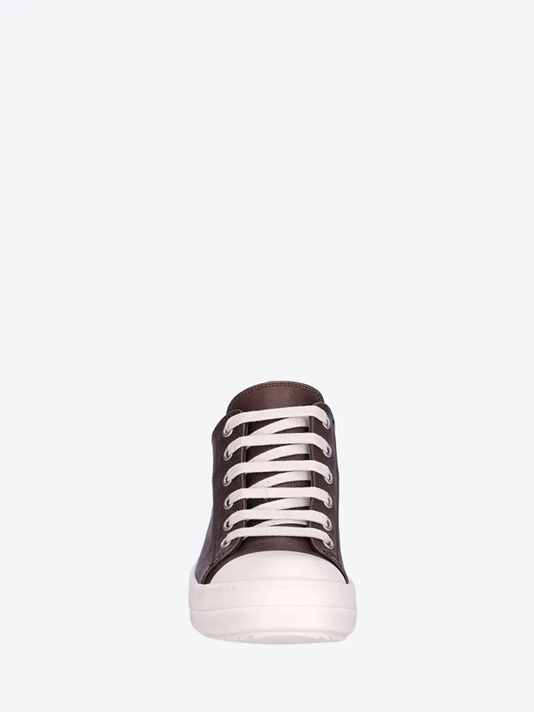 Leather low sneakers