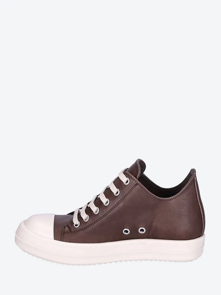 Leather low sneakers