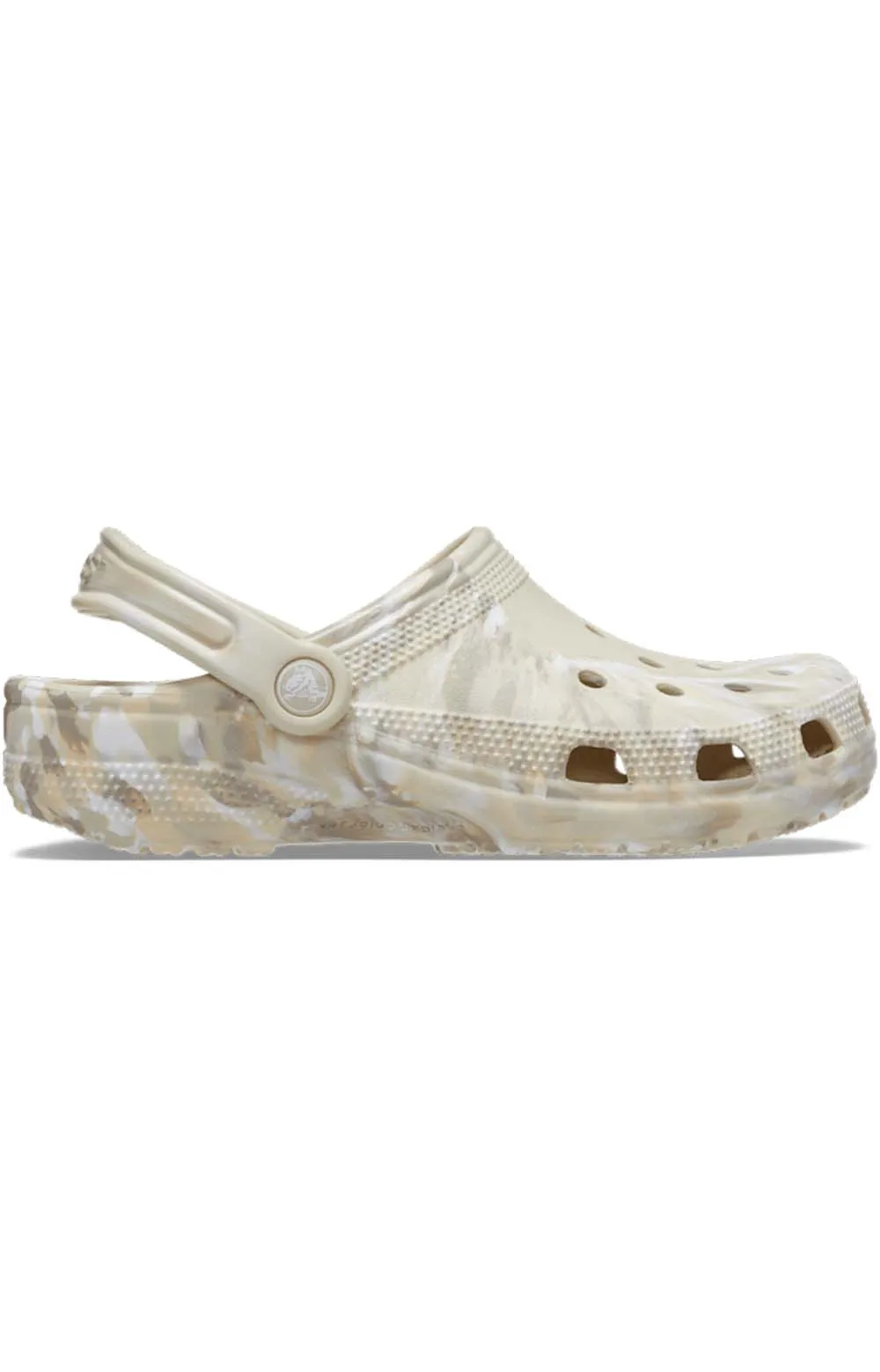 Marbled Comfort Clogs - Bone/Multi