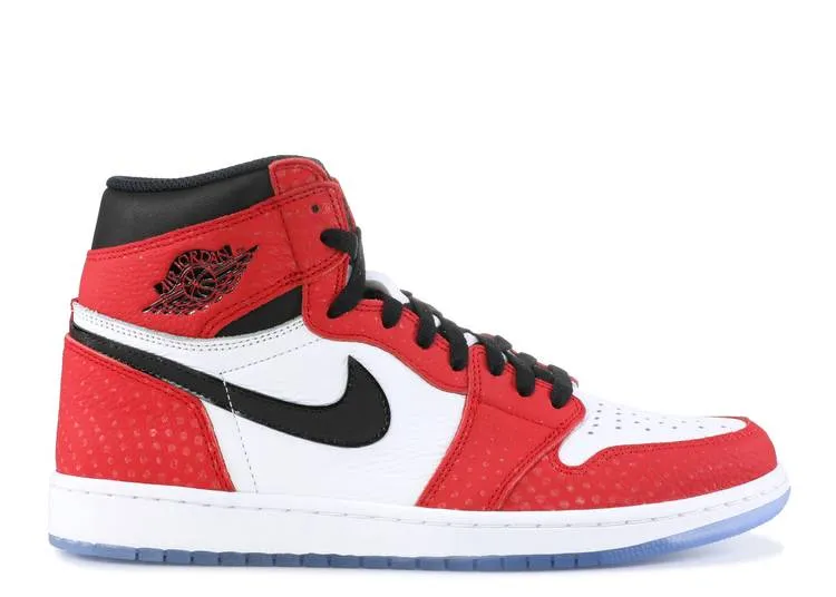 MARVEL X AIR JORDAN 1 RETRO HIGH OG 'ORIGIN STORY' sneakers, red