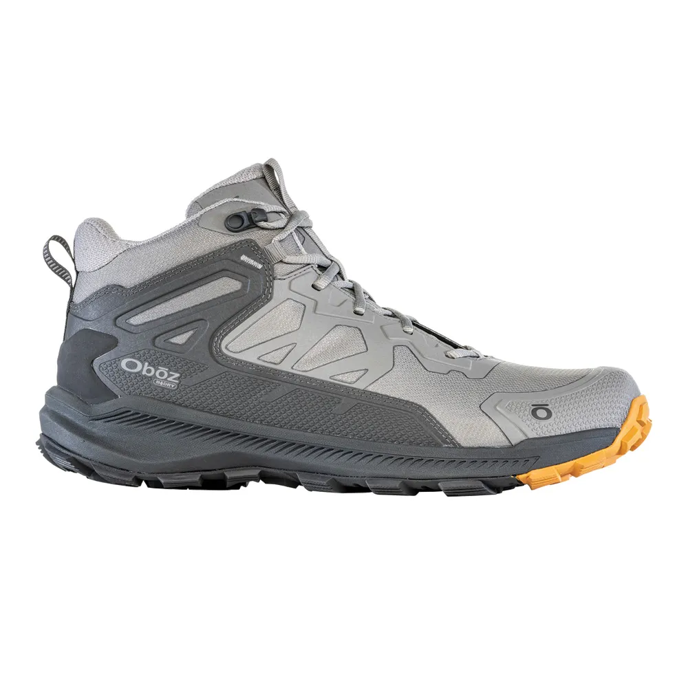 Men's Oboz Katabatic Mid Waterproof Color: Hazy Gray