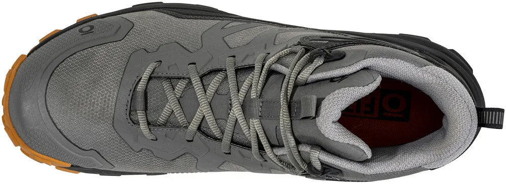 Men's Oboz Katabatic Mid Waterproof Color: Hazy Gray