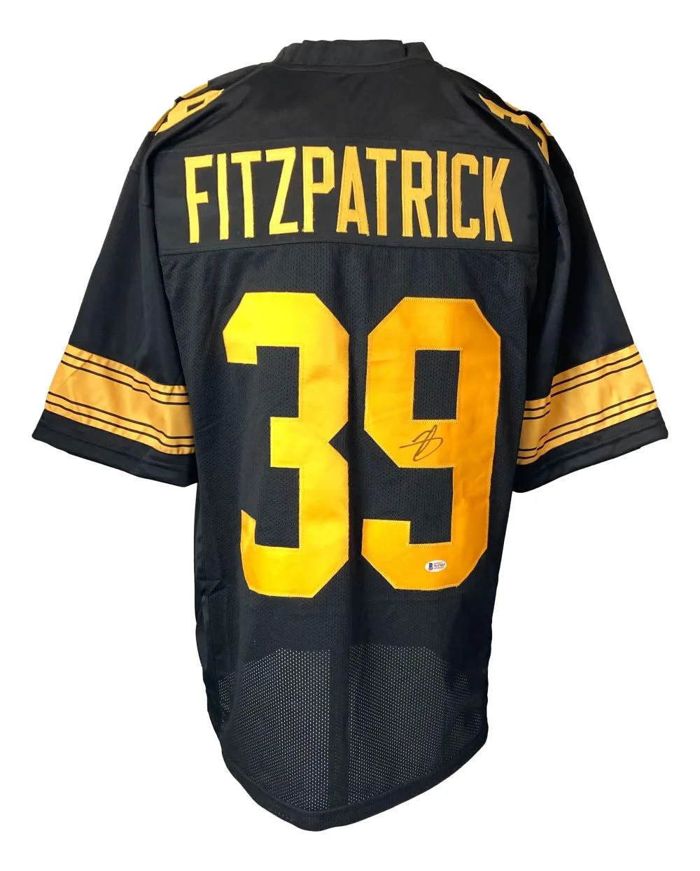 Minkah Fitzpatrick Pittsburgh Signed Alternate Black Football Jersey BAS