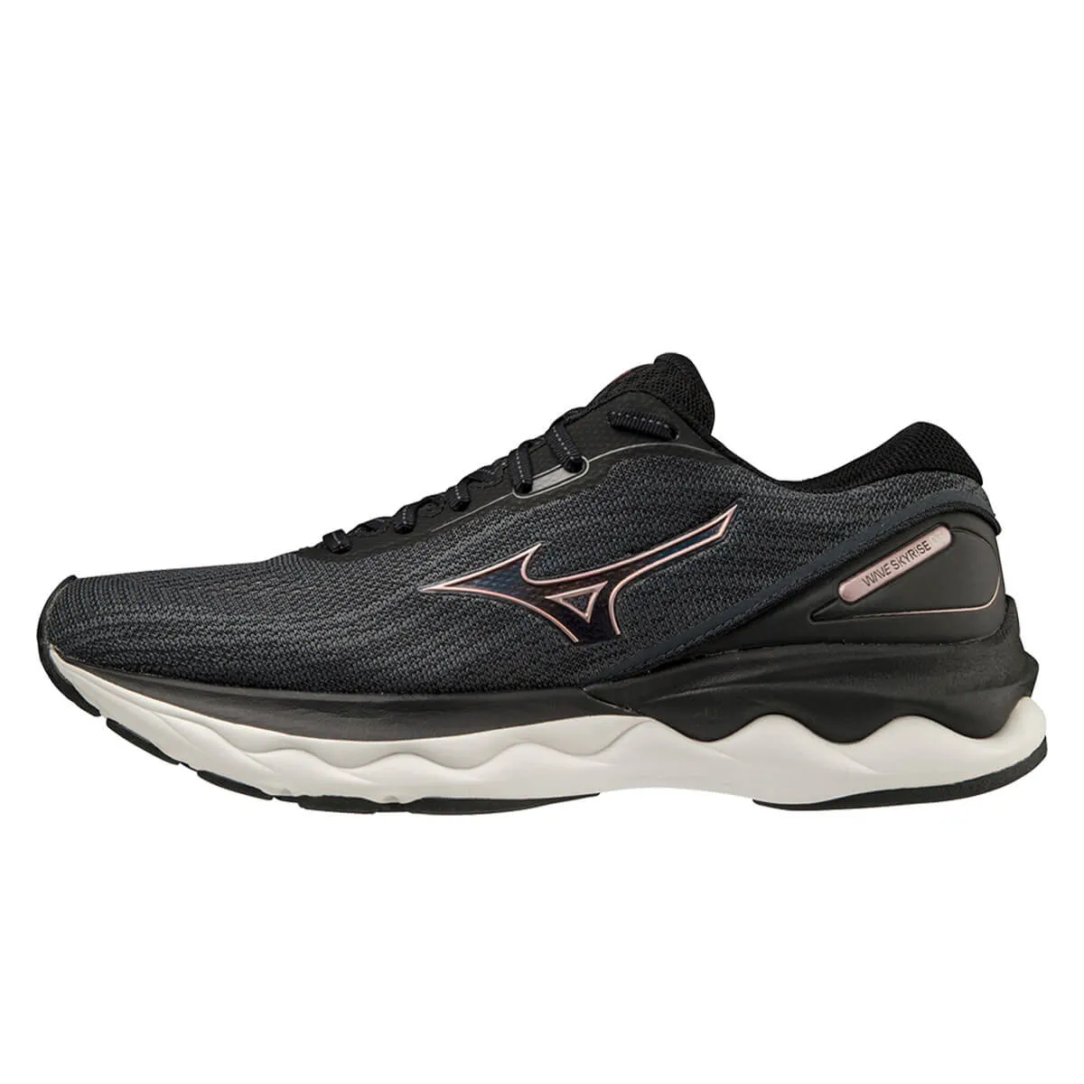 Mizuno Wave Skyrise 3 Womens | Black/rcopper/ncloud