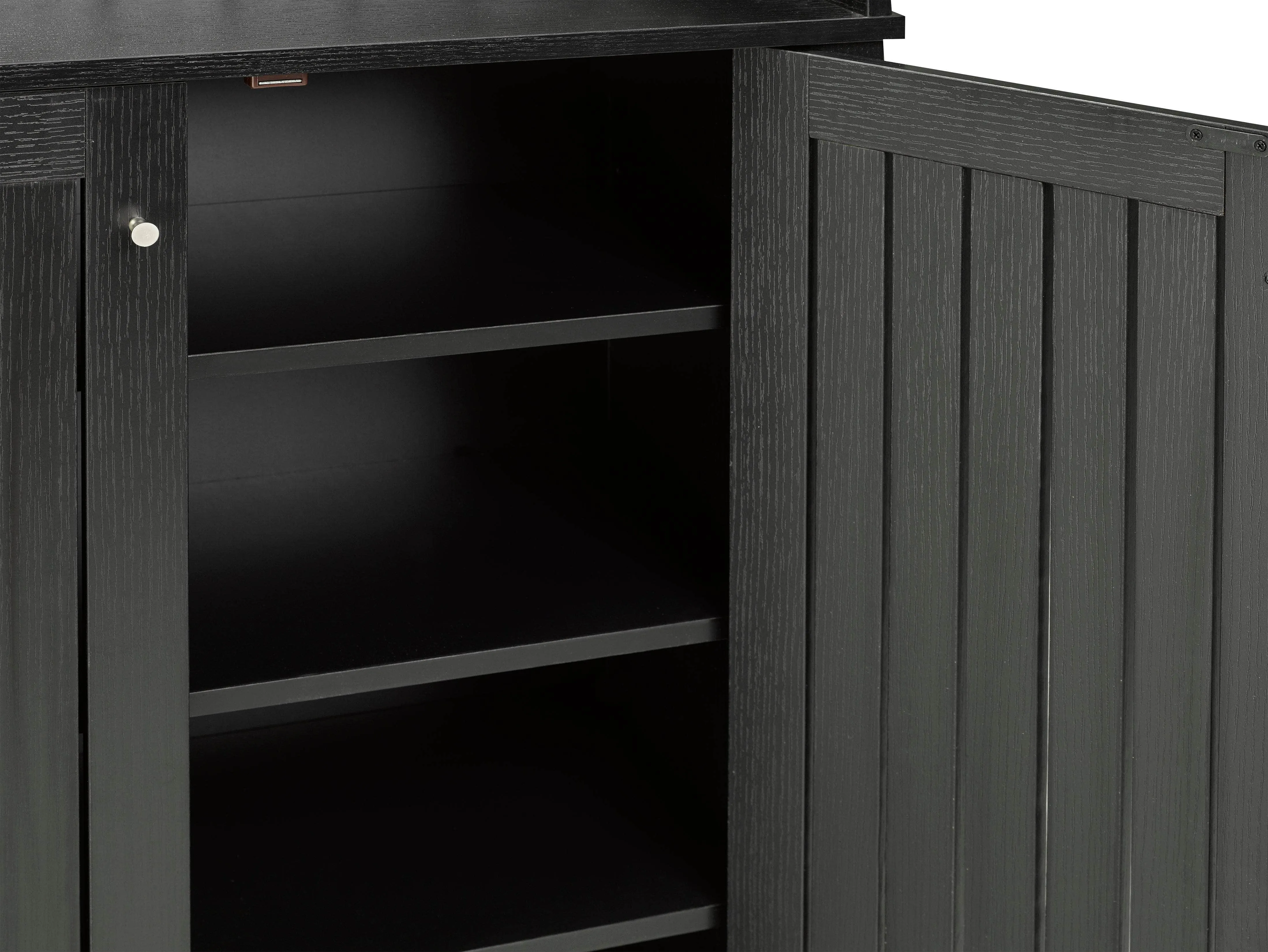 Multi-Tier Shoe Cabinet with 3 Storage Shelves - Available in 4 Colours