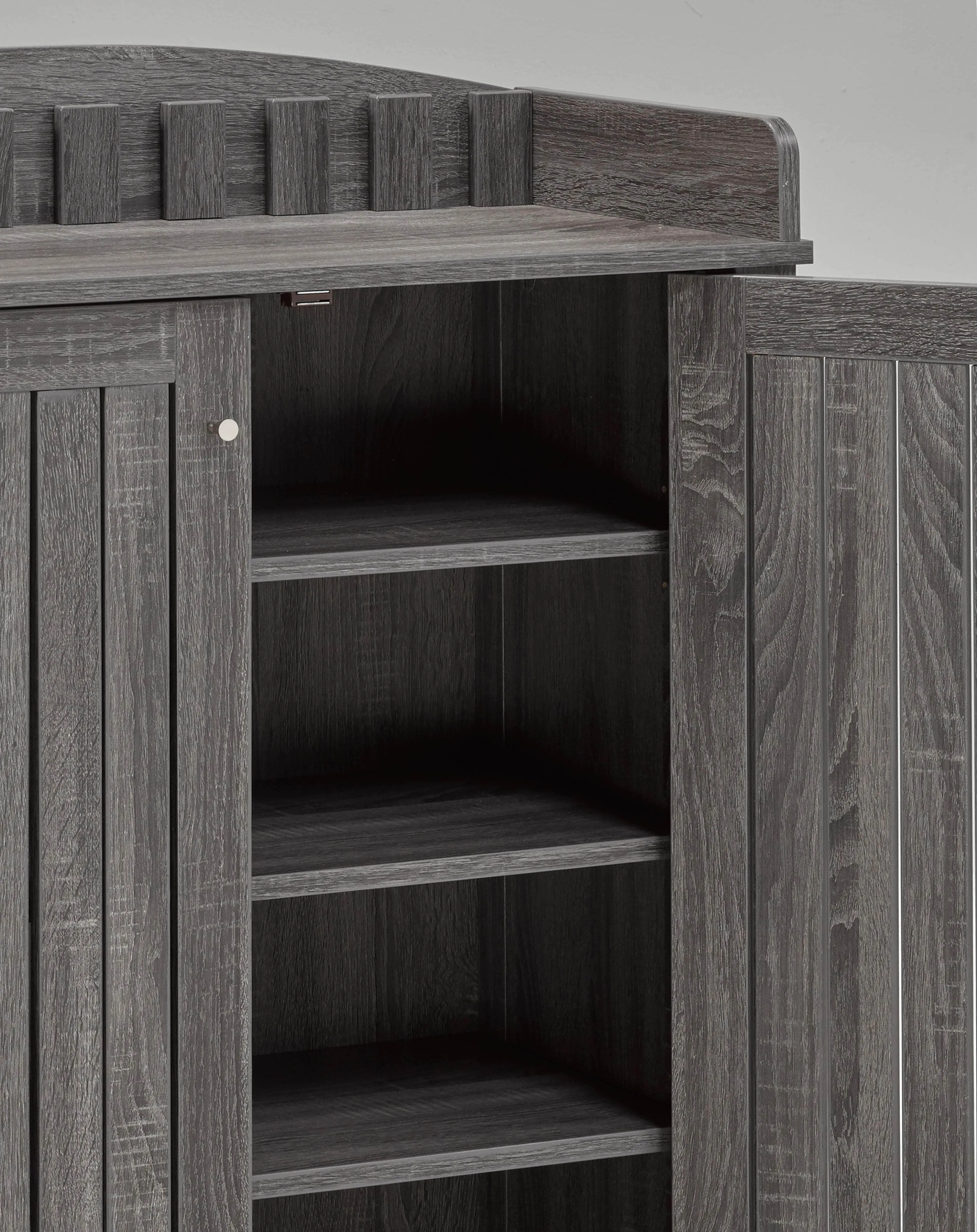 Multi-Tier Shoe Cabinet with 3 Storage Shelves - Available in 4 Colours